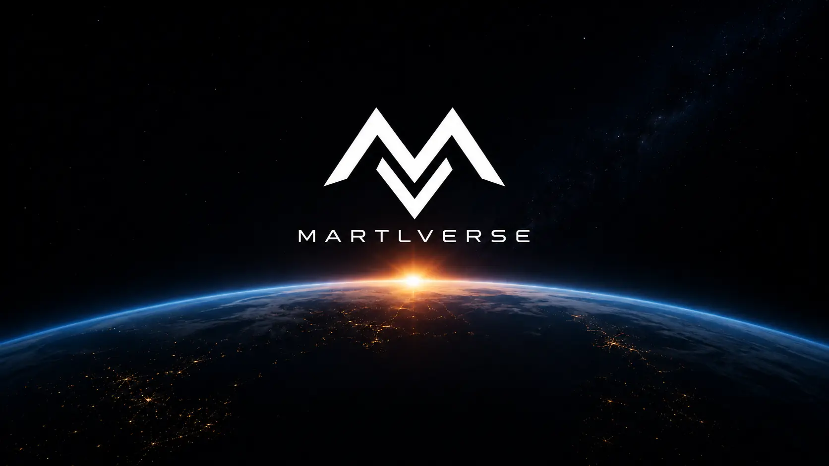 Martlverse im Weltraum über der Erde